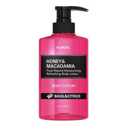 Kundal Honey & Macadamia Pure Body Lotion Citrus & Basil 500ml