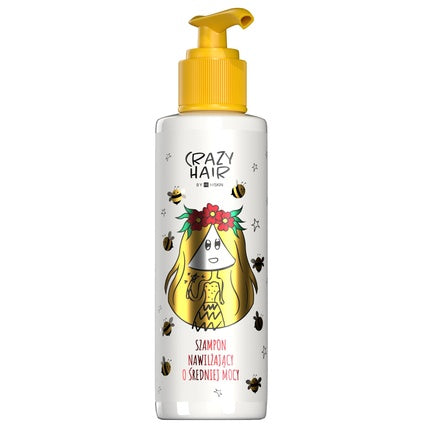 Hiskin Crazy Hair Moisturizing Shampoo With Medium Strength With Honey 300ml