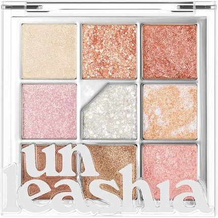 Unleashia Glitterpedia Eye Shadow Palette Point Makeup Vegan Korean Cosmetics Matte