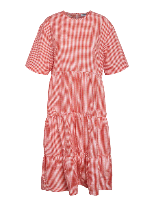 Eliza 2/4 Sleeves Midi Dress Fwd Tomato (27037028) Women