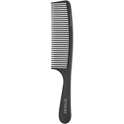 Lussoni Carbon Anti-Static and Break-Resistant Handle Comb with Wide Teeth 404