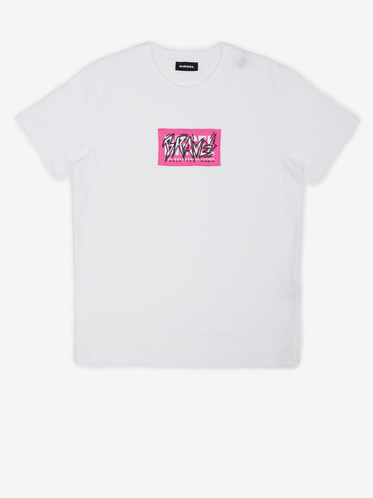 Diesel T-Shirt White (J00112-00YI9-3453514) Kids