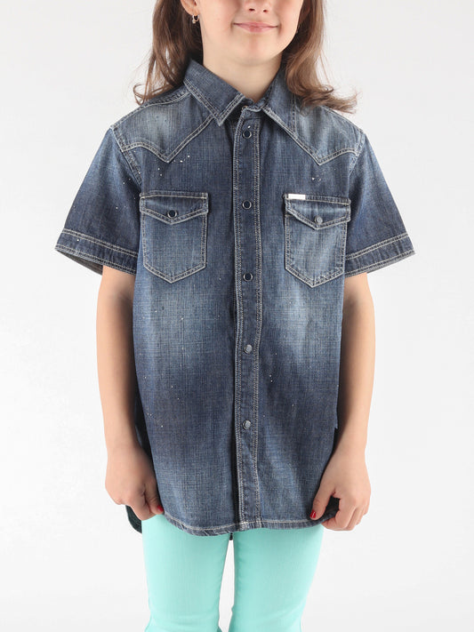 Diesel Clori Shirt Blue (J3FJKXA3WK01-2730910) Kids
