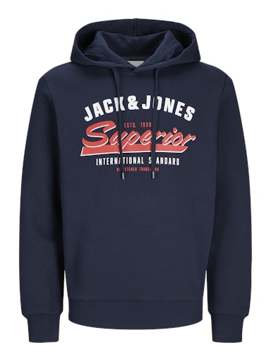 Jack & Jones Essentials JJELOGO SWEAT HOOD 2 COL 24/25 NOOS Sky Captain (12255617-SkyCaptain) Men
