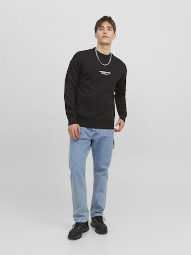 Jack & Jones Originals JORVESTERBRO SWEAT CREW NECK NOOS Black (12241694-Black) Men