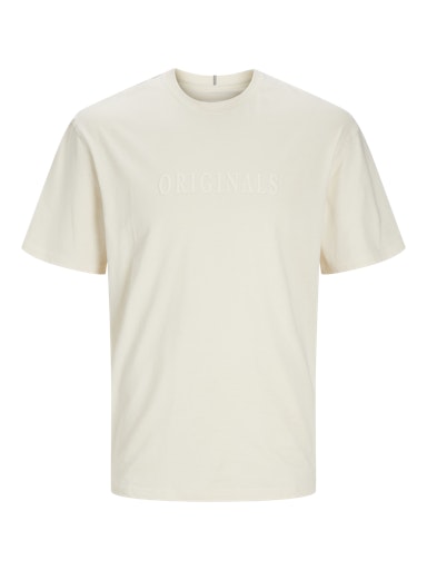 Jack & Jones Originals JORFREDERIKSBERG TEE SS CREW NECK NOOS Antique White (12262494-AntiqueWhite) Men