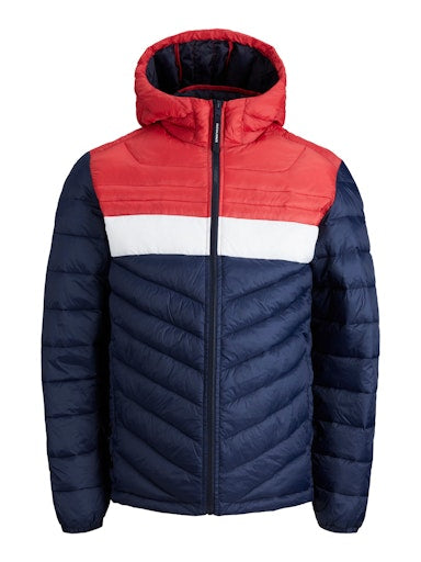 Jack & Jones Essentials JJEHERO PUFFER HOOD NOOS Navy Blazer (12211785-NavyBlazer) Men