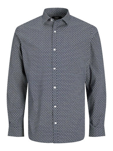 Jack & Jones Premium JPRBLABLACKPOOL STRETCH SHIRT LS SS24 SN Night Sky (12251125-NightSky) Men