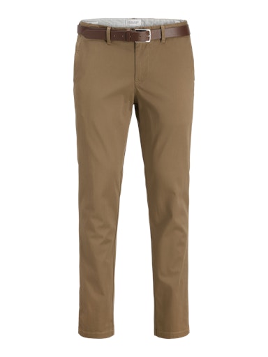 Jack & Jones Pants Studio * JPSTMARCO JJLEGACY W BELT STYD AW24 LN Elmwood (12278766-Elmwood) Men