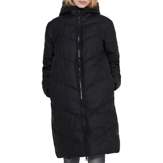 JDY Ulrika Long Puffer Winter jacket (15217556-BLACK) Women