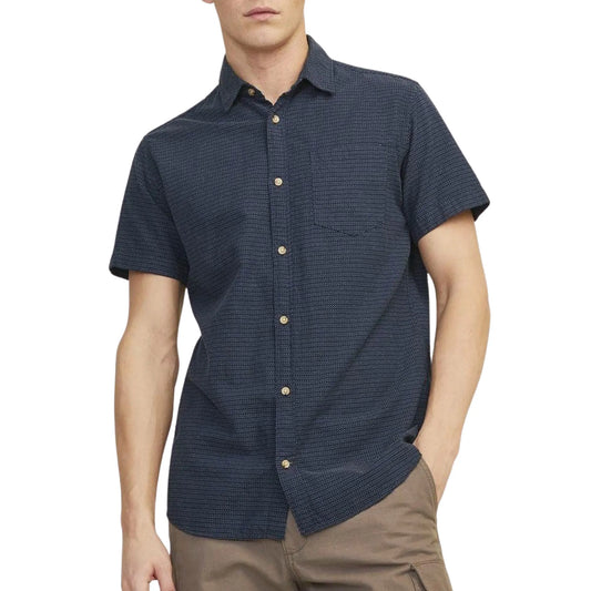 Jack & Jones Abel Casual Shirt (12248524-NAVYBLAZER) Men