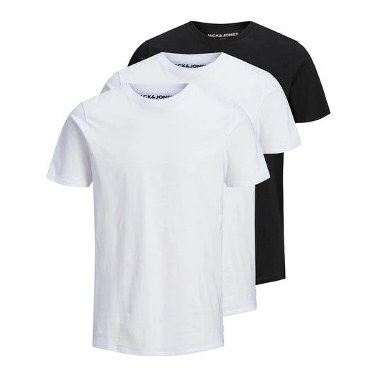 Jack & Jones Basic Shirts (3-pack) (12191759-BLACKWHITE) Men