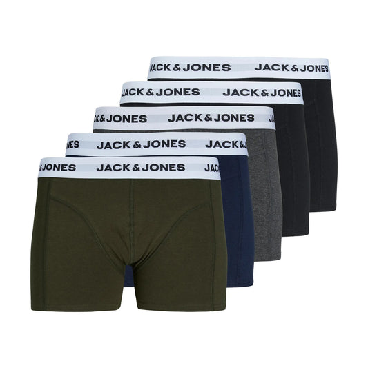Jack & Jones Basic Trunks Boxershorts (5-pack) (12214455-FORESTNIGHT) Men