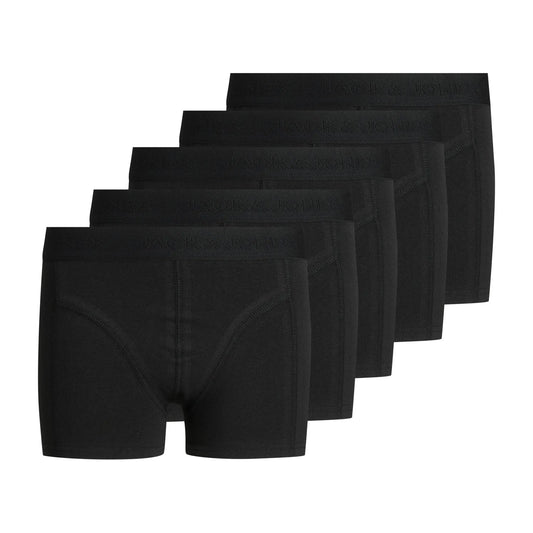 Jack & Jones Simple Trunk Boxershorts Junior (5-pack) (12189791-BLACK) Kids