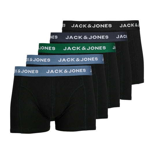 Jack & Jones Solid Trunk Boxershorts (5-pack) (12254366-BLACKBLUE) Men