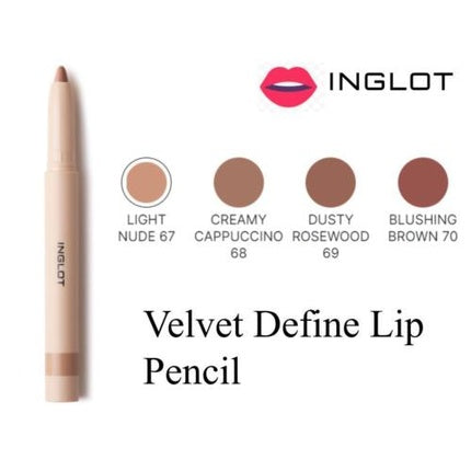 Inglot Velvet Define Lip Pencil 68 Creamy Cappuccino 1.6g