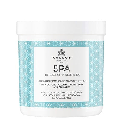 Kallos Spa Hand And Foot Care Massage Cream With Coconut Oil 500ml