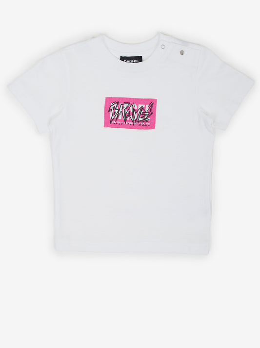 Diesel T-Shirt White (K00044-00YI9-3453541) Kids