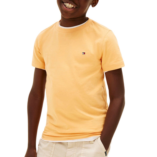 Tommy Hilfiger Essential Contrast Crew Shirt Junior Light Orange (KB0KB06879-SEV) Kids