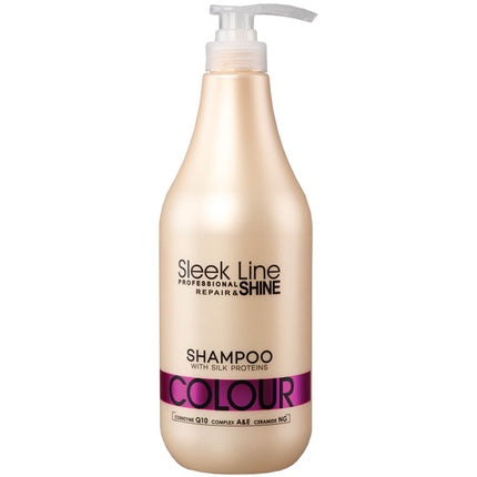 Stapiz Sleek Line Colour Shampoo With Silk For Coloured Hair 1000ml