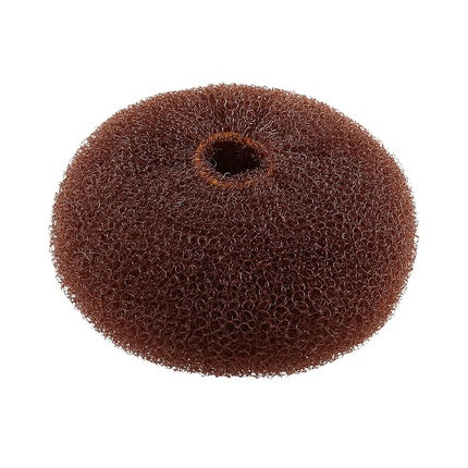 Lussoni Hair Bun Ring for Styling, Made of Durable Material 110mm Brown
