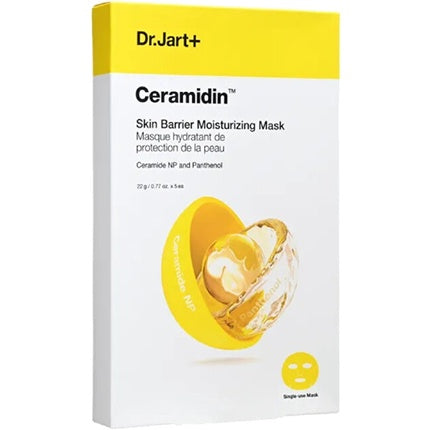 Dr. Jart+ Ceramidin Moisturizing And Strengthening Face Mask 5 X 22g