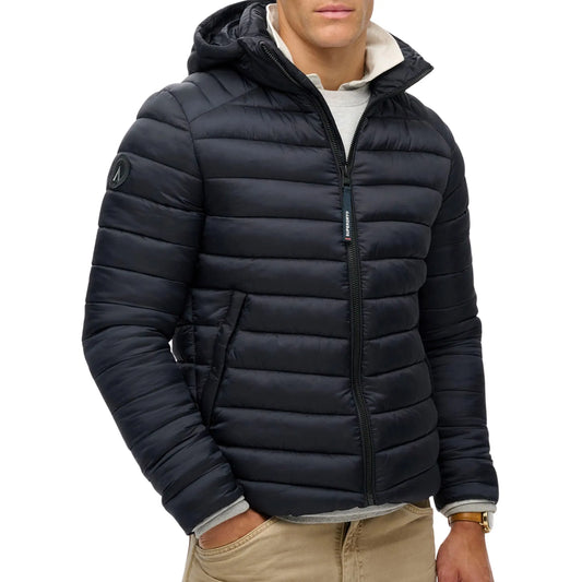 Superdry Fuji Padded Hooded Sports Puffer Jacket (M5011906A-98T) Men
