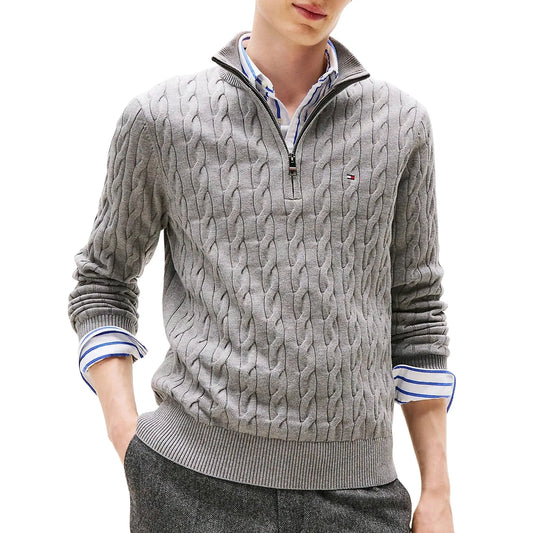Tommy Hilfiger Classic Cotton Cable Sweater (MW0MW36532-P91) Men