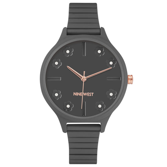 Nine West Quartz Watch Grey (NW-2562GYGY) Women