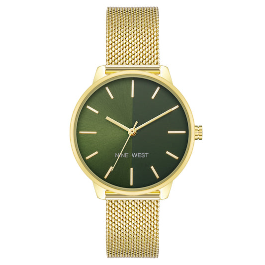 Nine West Quartz Watch Gold (NW-2668GNGB) Women