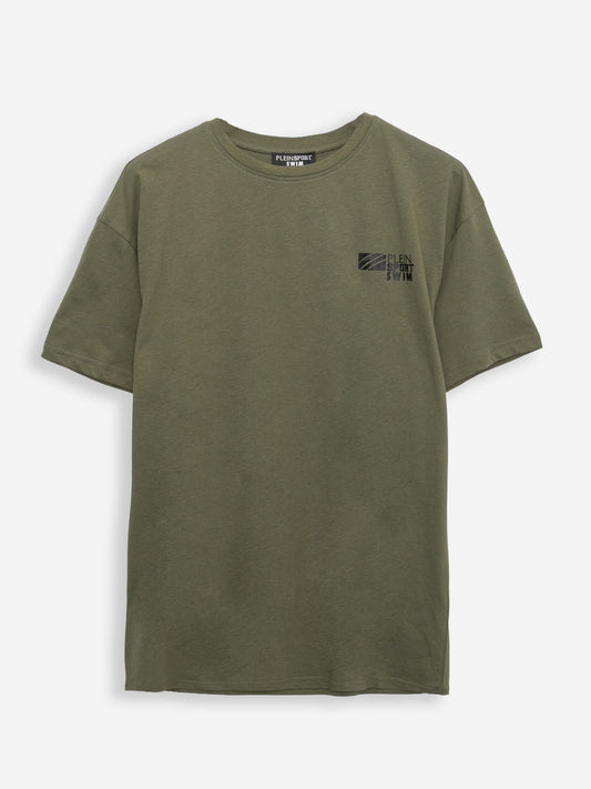 Plein Sport BASIC T-SHIRT (PS26MTS01_65_MILITARY) Men