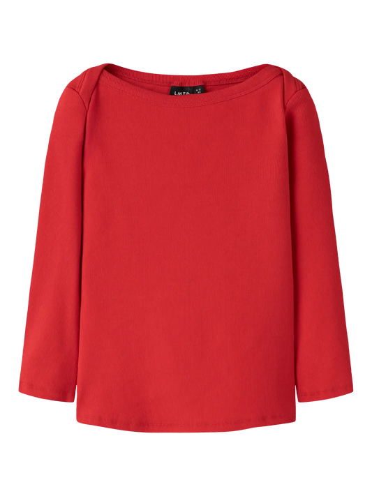 Envo 3/4 Sleeve Short Boatneck Top High Risk Red (13263233) Kids