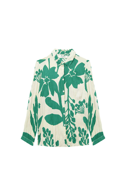 NICE THINGS Blouse Green (7S1216C4) Women