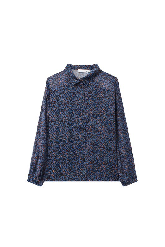 THIS FILM´S A MUST Blouse Blue Klein (12S3836C25) Women