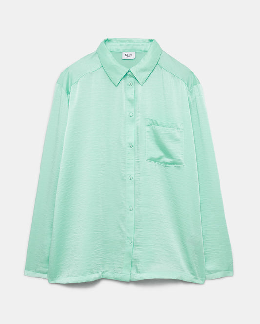 SAINT TROPEZ Blouse Mint (17S6617C52) Women