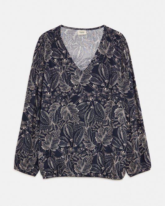 FRANSA Blouse Dark Blue (187142C22) Women