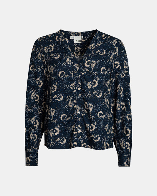 ICHI Blouse Blue (207903C3) Women