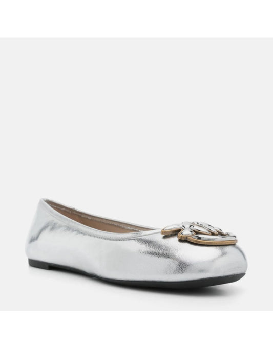 GIOIA 03 - BALLERINA LAMINATED NAPPA SILVER Women