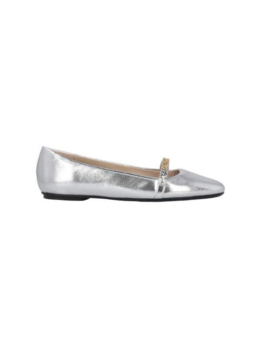MAX 05 - BALLERINA LAMINATED NAPPA SILVER Women