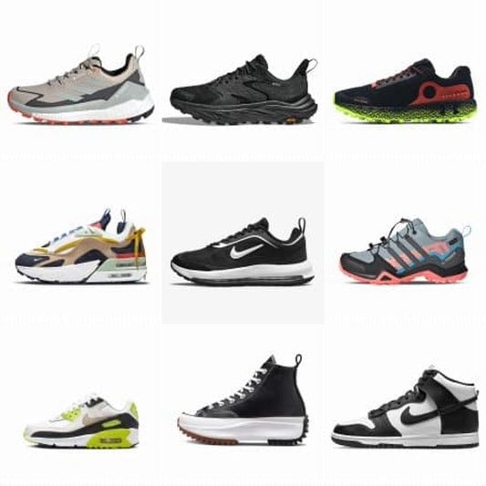 Sport Footwear Adidas, Nike, Asics, Puma cover