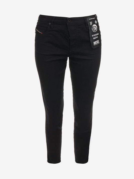 Diesel Babhila Straight Fit Jeans L Black (SUNICE-3134361) Women