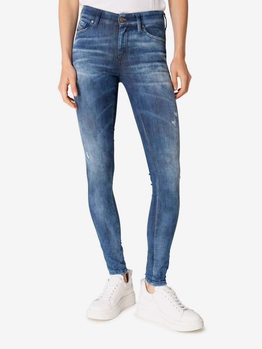 Diesel Skinny Fit Jeans Slandy Blue (SUNICE-3134700) Women