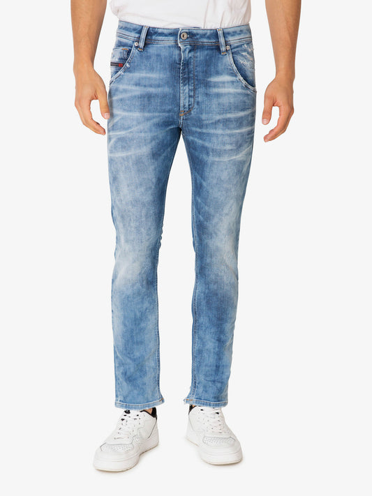 Diesel Straight Fit Krooley-T Jeans Blue (SUNICE-3136407) Men