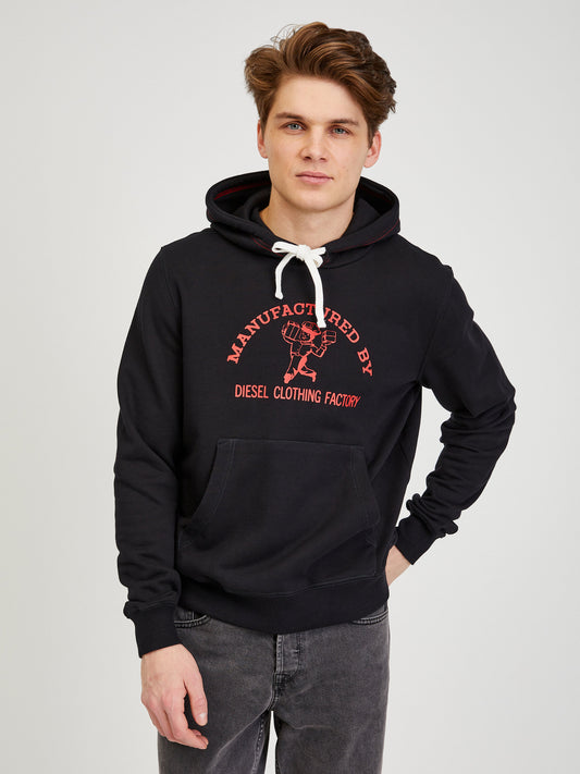 Diesel Hoodie Black (SUNICE-3575014) Men