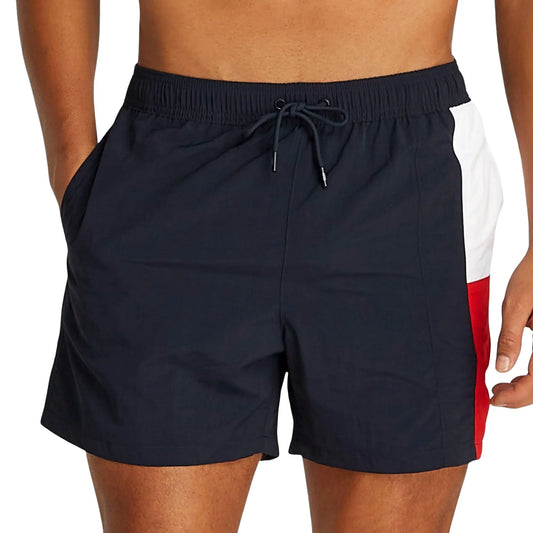 Tommy Hilfiger Flag Slim Medium Drawstring Swimshort (UM0UM03483-DW5) Men