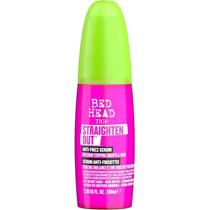 TIGI Straighten Out Anti-Frizz Hair Serum for Smooth Shiny Hair 100ml