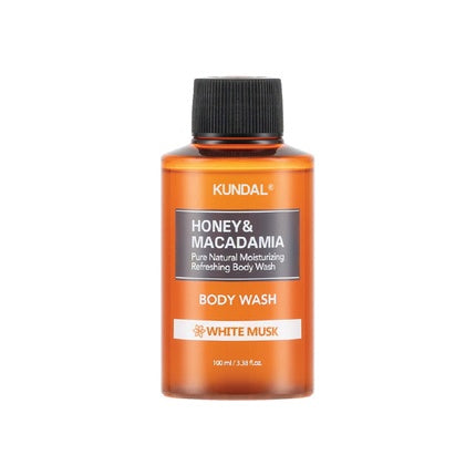 Kundal Honey & Macadamia Pure Body Wash 100ml White Musk