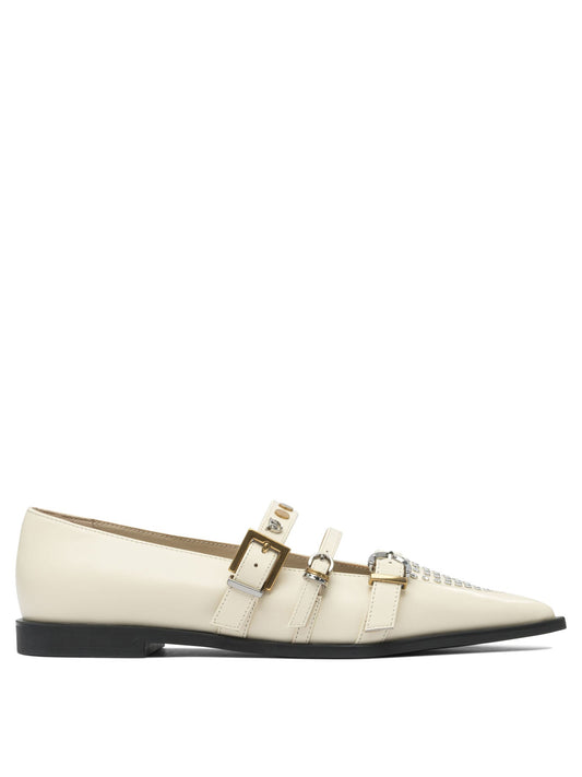 ZULEMA 02 - BALLERINA CALF LEATHER YOGURT Women