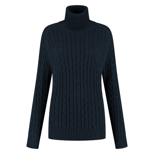 Superdry Slouchy Cable Roll Neck Sweater (W6110614A-JKE) Women