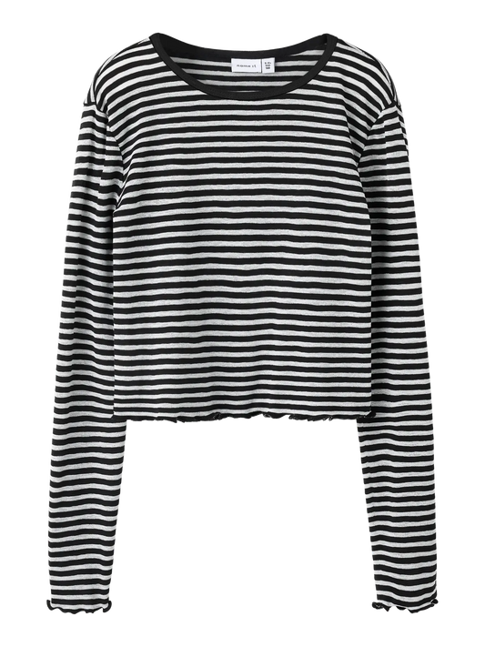 Bertis Long Sleeve Sh Top Black (13261015) Kids